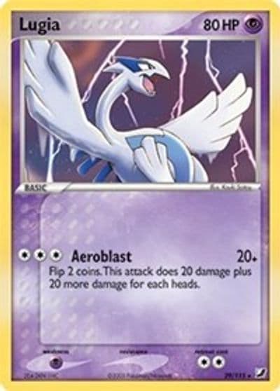 Lugia (EX Unseen Forces) Deck Exclusives Pokemon card
