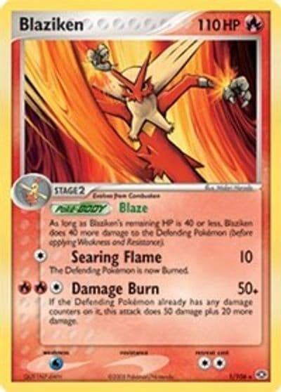 Blaziken (EX Emerald) Deck Exclusives Pokemon card