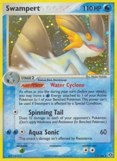 Swampert Emerald Pokemon card