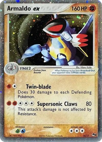 Armaldo ex (Holo) POP Series 1 Pokemon card