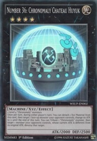 Number 36 Chronomaly Chateau Huyuk World Superstars Yu-Gi-Oh! card