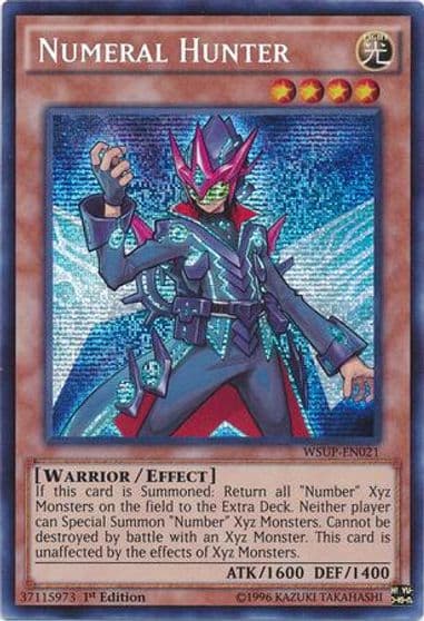 Numeral Hunter World Superstars Yu-Gi-Oh! card