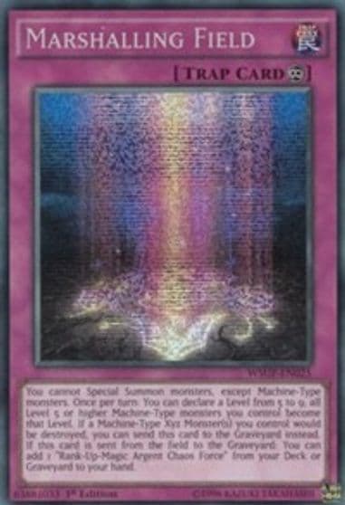 Marshalling Field World Superstars Yu-Gi-Oh! card