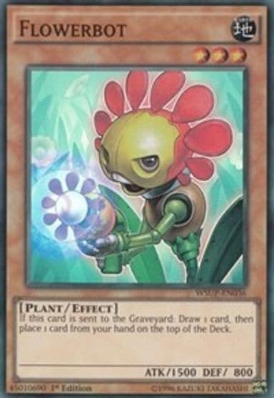 Flowerbot World Superstars Yu-Gi-Oh! card