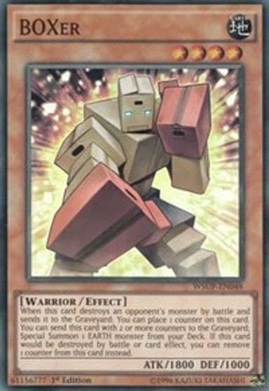 BOXer World Superstars Yu-Gi-Oh! card