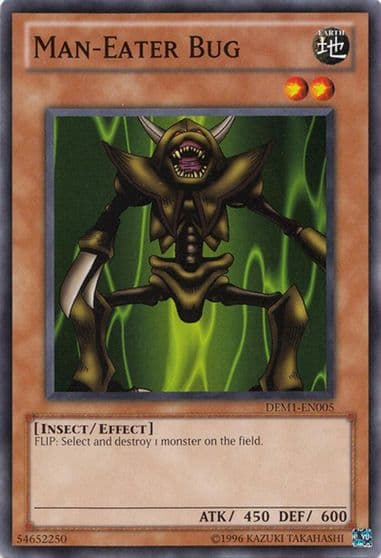 Man Eater Bug Demo Pack Yu-Gi-Oh! card