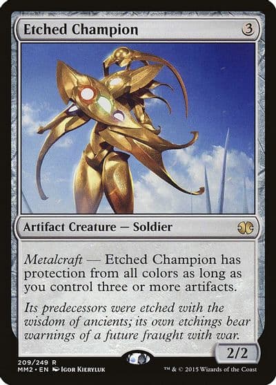 Etched Champion Modern Masters 2015 Magic card