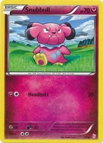 Snubbull (#11) XY Trainer Kit: Sylveon & Noivern Pokemon card