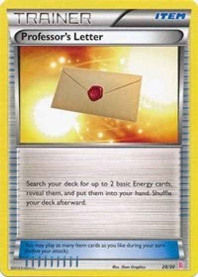 Professor's Letter (Sylveon) XY Trainer Kit: Sylveon & Noivern Pokemon card