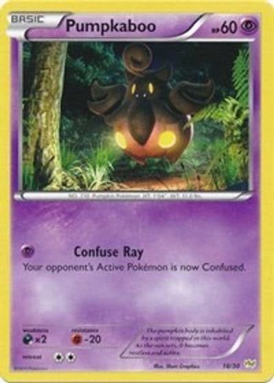 Pumpkaboo (#18) XY Trainer Kit: Sylveon & Noivern Pokemon card