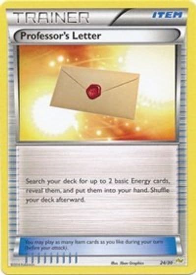 Professor's Letter (Noivern) XY Trainer Kit: Sylveon & Noivern Pokemon card