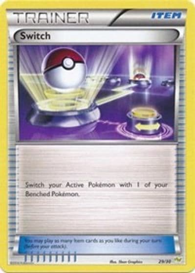 Switch (Noivern) XY Trainer Kit: Sylveon & Noivern Pokemon card