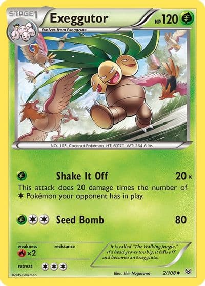 Exeggutor XY - Roaring Skies Pokemon card