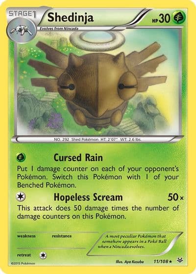 Shedinja XY - Roaring Skies Pokemon card