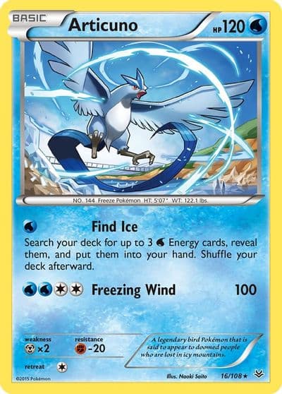 Articuno (16) XY - Roaring Skies Pokemon card