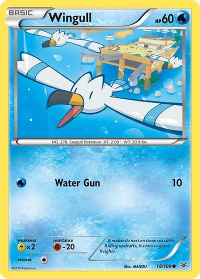 Wingull XY - Roaring Skies Pokemon card