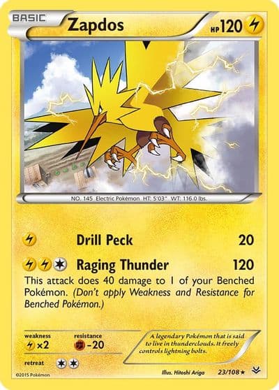 Zapdos XY - Roaring Skies Pokemon card
