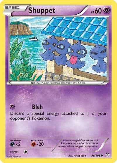 Shuppet XY - Roaring Skies Pokemon card