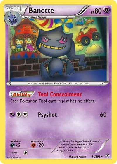 Banette (31) XY - Roaring Skies Pokemon card