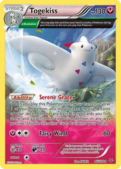 Togekiss (46 Delta) XY - Roaring Skies Pokemon card
