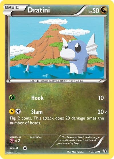 Dratini XY - Roaring Skies Pokemon card