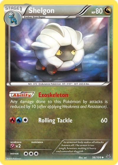 Shelgon XY - Roaring Skies Pokemon card