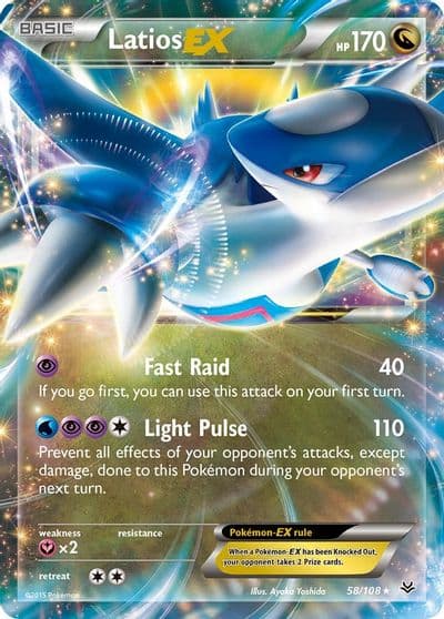 Latios EX XY - Roaring Skies Pokemon card