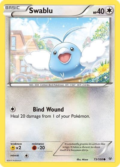 Swablu XY - Roaring Skies Pokemon card