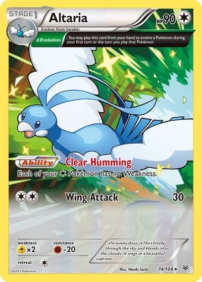 Altaria (74 Delta) XY - Roaring Skies Pokemon card