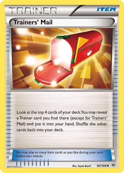 Trainers' Mail XY - Roaring Skies Pokemon card