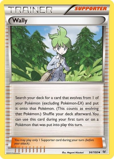 Wally XY - Roaring Skies Pokemon card