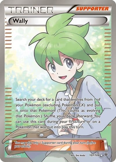 Wally (107 Full Art) XY - Roaring Skies Pokemon card