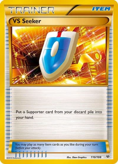 VS Seeker XY - Roaring Skies Pokemon card