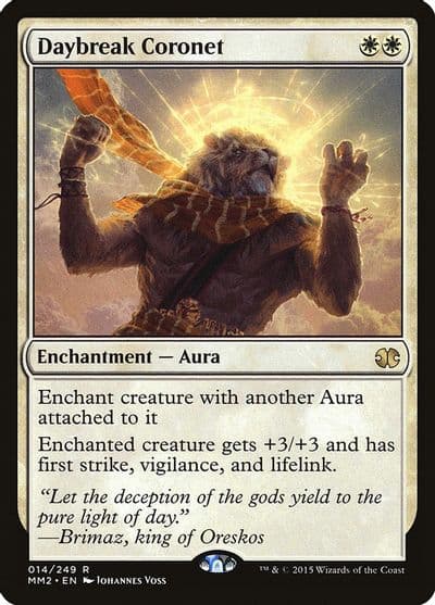 Daybreak Coronet Modern Masters 2015 Magic card