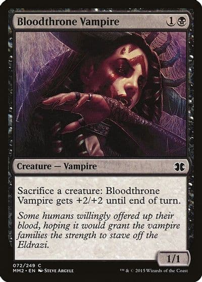 Bloodthrone Vampire Modern Masters 2015 Magic card