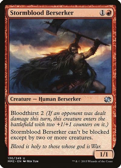 Stormblood Berserker Modern Masters 2015 Magic card