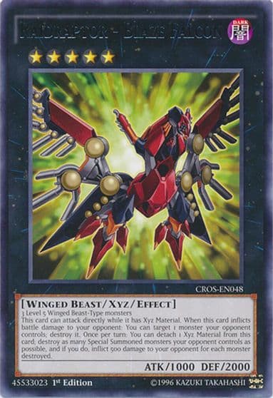 Raidraptor Blaze Falcon Crossed Souls Yu-Gi-Oh! card