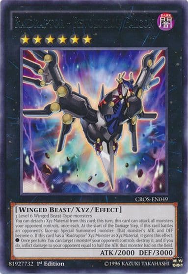 Raidraptor Revolution Falcon Crossed Souls Yu-Gi-Oh! card