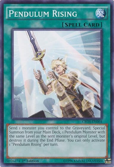 Pendulum Rising Crossed Souls Yu-Gi-Oh! card