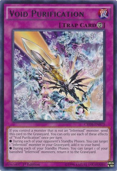 Void Purification Crossed Souls Yu-Gi-Oh! card