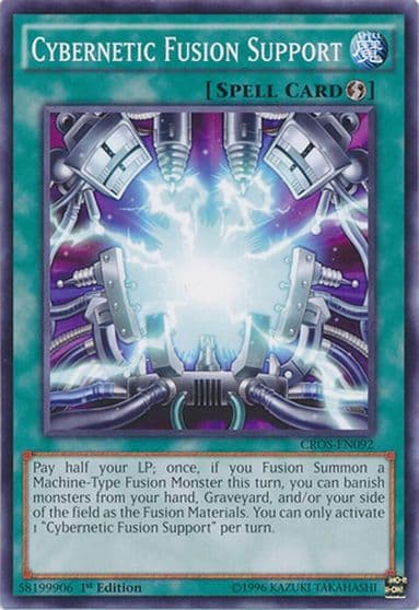 Cybernetic Fusion Support Crossed Souls Yu-Gi-Oh! card