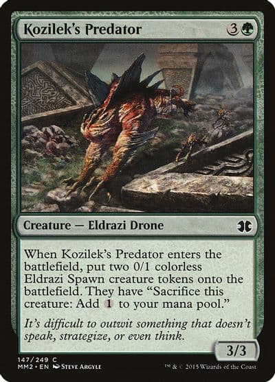Kozileks Predator Modern Masters 2015 Magic card