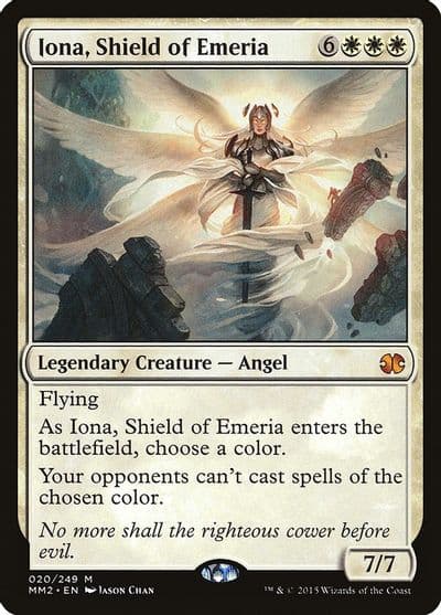 Iona Shield of Emeria Modern Masters 2015 Magic card
