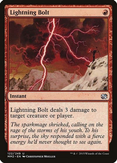 Lightning Bolt Modern Masters 2015 Magic card
