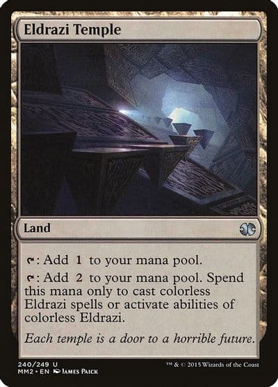 Eldrazi Temple Modern Masters 2015 Magic card