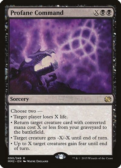 Profane Command Modern Masters 2015 Magic card