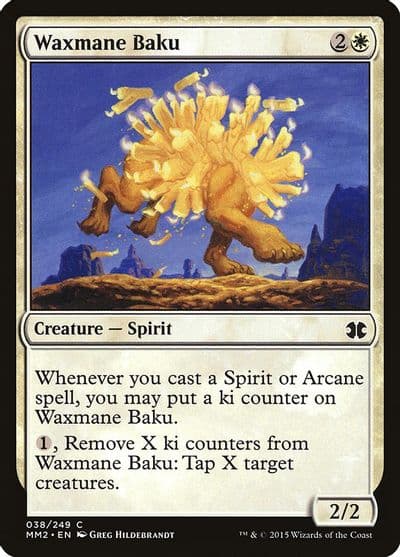 Waxmane Baku Modern Masters 2015 Magic card