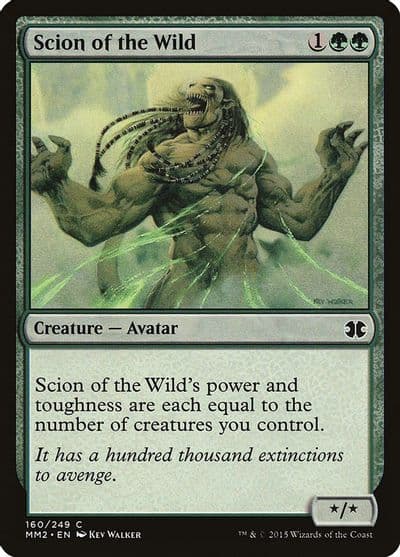 Scion of the Wild Modern Masters 2015 Magic card