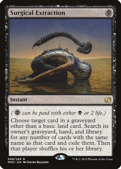 Surgical Extraction Modern Masters 2015 Magic card