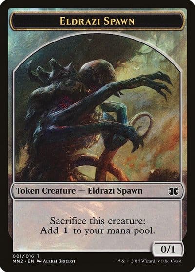 Eldrazi Spawn Token 001 Modern Masters 2015 Magic card